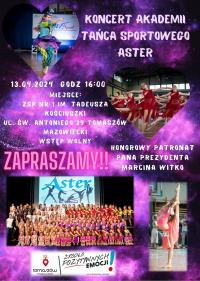Koncert Akademii Tańca Sportowego „Aster”